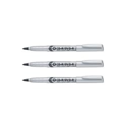 Lot de 3 marqueurs permanents pointe 2,0 mm - PENTEL - Noir