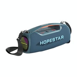 Enceinte Waterproof Puissante 100W Portable Bluetooth Avec Micro Et Lumières Bleu YONIS