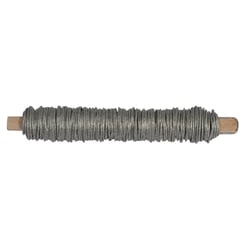 Fil de papier , 0,55mm ø, argent dépoli, sur bobine en bois à 50g, 20m