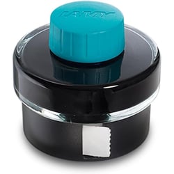 Flacon d'encre - Turquoise - Avec rouleau de papier buvard - Calligraphie - Lamy - 50ml