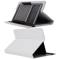 Etui de Protection Housse Universelle Tablettes 7 Pouces Porte Carte Cuir Blanc YONIS