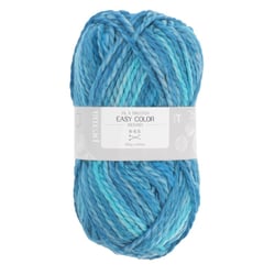 Prima Mercerie - Fils à tricoter- Pelote 100g bleu turquoise multicolore - effet chiné