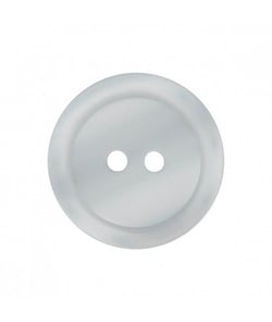 Carte de 4 boutons de chemise 2 Trous en polyester 15mm - Prym Blanc