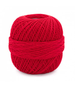 Coton à crocheter HAKELGARN 10 - Grundl - certifié Oeko-Tex Rouge (17)