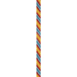 Fil en coton "Stitch et Knot", arc en ciel, 5  couleurs chaque 10m en