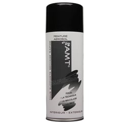 Spray de peinture noir brillant 330ml - Amt