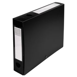 Boite de classement à pression Dos 60mm polypropylène 7/10e Opaque - A4 - Noir - x 10 - Exacompta