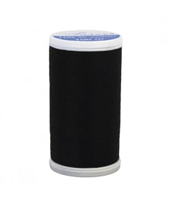 Fil à Coudre Laser 100% Polyester 100m Universel de Distrifil : Solidité et Éclat pour Vos Créations Couture 3001 Noir