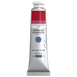 Peinture à l'huile - Extra-fine - Laque carminée fixe - 343 - Lefranc Bourgeois - 40ml