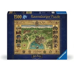 Puzzle La carte de Poudlard 1500 pièces - Ravensburger