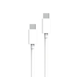 Myway Câble USB-C vers USB-C Charge 60W et Synchronisation 1m Blanc