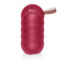 Enceinte Bluetooth Portable Mini Stéréo Avec Support Appel Mains-Libres Slot Carte TF FM Rouge YONIS