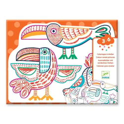 Images à colorier 3-6 : Familles exotiques
