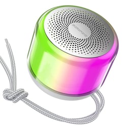 Enceinte Bluetooth Sport Joyeuse Hi-Fi LED Colorée Autonomie 2H Ultra-Portable Gris YONIS