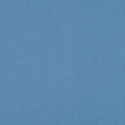 Tissu Coton enduit uni Bleu denim