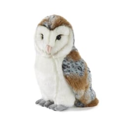 Peluche chouette effraie 30 cm