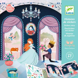 Histoires de stickers la vie au chateau - Djeco