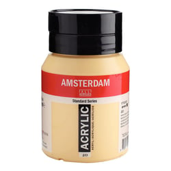 Peinture Acrylique - Jaune de Naples foncé - 223 - Amsterdam - Pot de 500ml