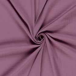 Tissu Double gaze de Coton uni  Violine