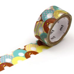 Masking tape - Donuts Colorés - 1,5 cm x 3 m