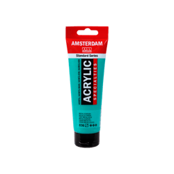 Peinture Acrylique en tube - Vert métallique - 836 - Amsterdam - 120ml