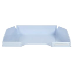 Corbeille à courrier Combo Midi Aquarel - Bleu pastel - x 6 - Exacompta