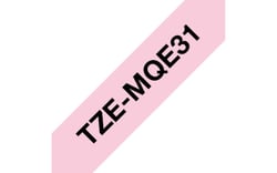 Cartouche ruban Etiqueteuse Brother 12mm Pastel rose TZe-MQe31
