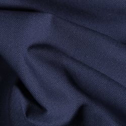 Tissu Toile de coton uni Grande largeur Bleu indigo