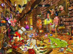 Puzzle 2000 pièces - François Ruyer - Sorcière à la Bibliothèque - Grafika
