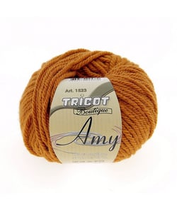 Fil à tricoter Tricot Boutique AMY - Distrifil Orange (06)