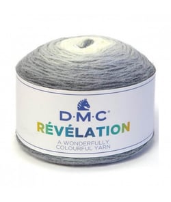 Pelote de laine REVELATION pour étoles - DMC Wonder 209 Gris