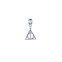 Harry Potter - Breloque plaquée argent Deathly Hallows