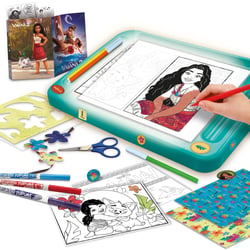 École de Dessins avec Table Lumineuse Vaiana 2 – Kit Créatif pour Enfants