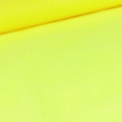 Tissu Tulle souple métallisé Jaune fluo