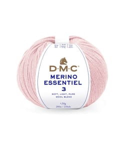 Pelote de laine Merino Essentiel 3 - DMC - Certifié Oeko-Tex 981 Rose