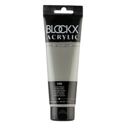 Peinture acrylique - Gris chaud - 102 - BLOCKX Artist - Qualité beaux-arts - Tube 120ml