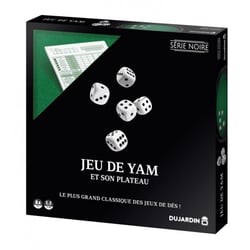 Jeu de yam avec piste de des 26 cm - dujardin serie noire - 51130300305
