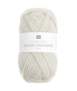 Fil à tricoter Essentials Vegan Cashmere aran - Rico Design 01 Creme