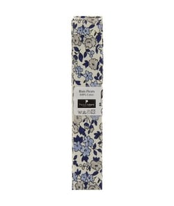 Biais en coton motif Fleurs 1,5m x 20mm - Passion Rubans Jaune
