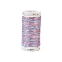 Fil coton variagated 500m haute qualité Bleu denim