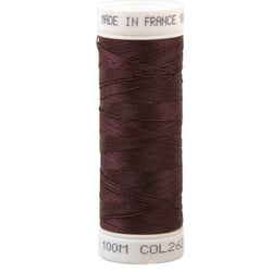 Fil à coudre polyester 100m made in France - prune 252