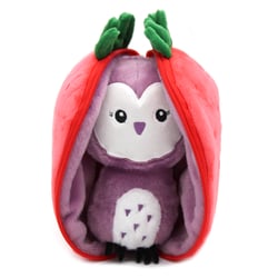 Peluche Flipetz Chouette Fraise - Les Déglingos