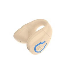 Casque Sport Bluetooth Confortable Étanche Pour Course Longue Autonomie Beige 2 YONIS