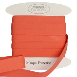 Biais Coton Corail 18mm par 5 mètres – designers-factory