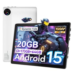 Tablette tactile KOTSREN Android 15 GMS Blanc 10.1 pouces