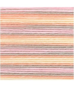 Fil à tricoter Rico Baby Cotton soft Print DK - Rico Design 30 Rose