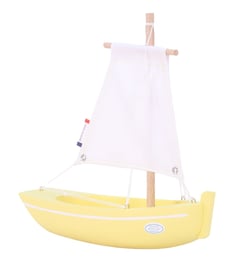 Bateau Le Misainier jaune 22cm - Maison Tirot