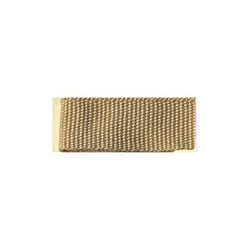 Bobine 25m galon aspect gros grain Beige 15mm