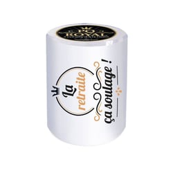 Papier toilette - Décoré - Retraite - Humour - Idée cadeau - Fête - PQ royal