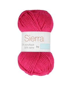 Pelote de laine à tricoter Tricot SIERRA - Distrifil 798 Rose